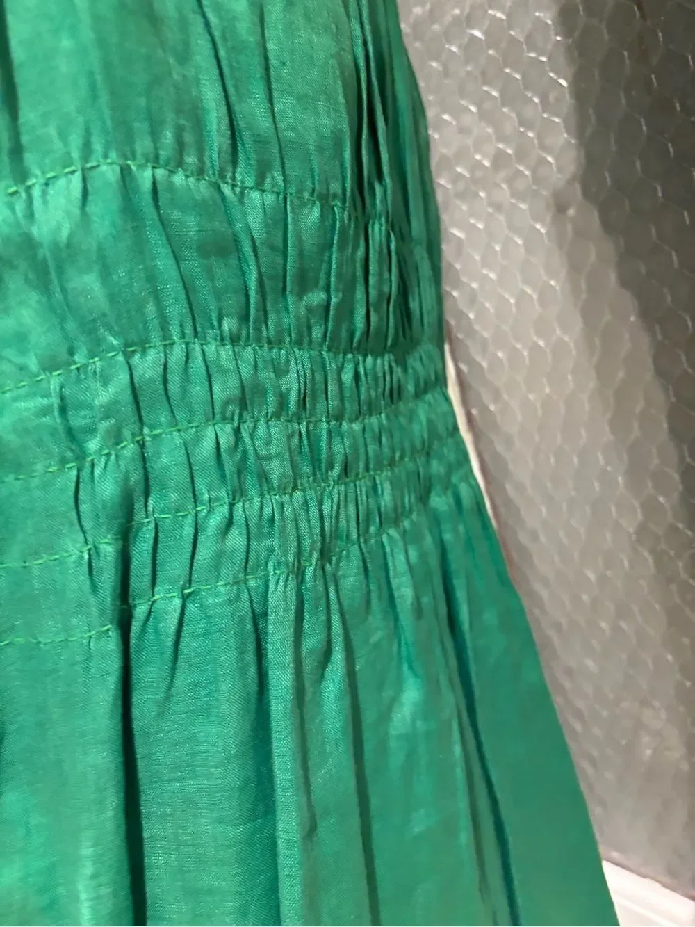 NEW WITH TAGS TORY BURCH Pleated Midi Dress in Linen